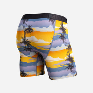 Classic Boxer Brief With Fly  Palm Tree Horizon Mimosafrom BN3TH Underwear