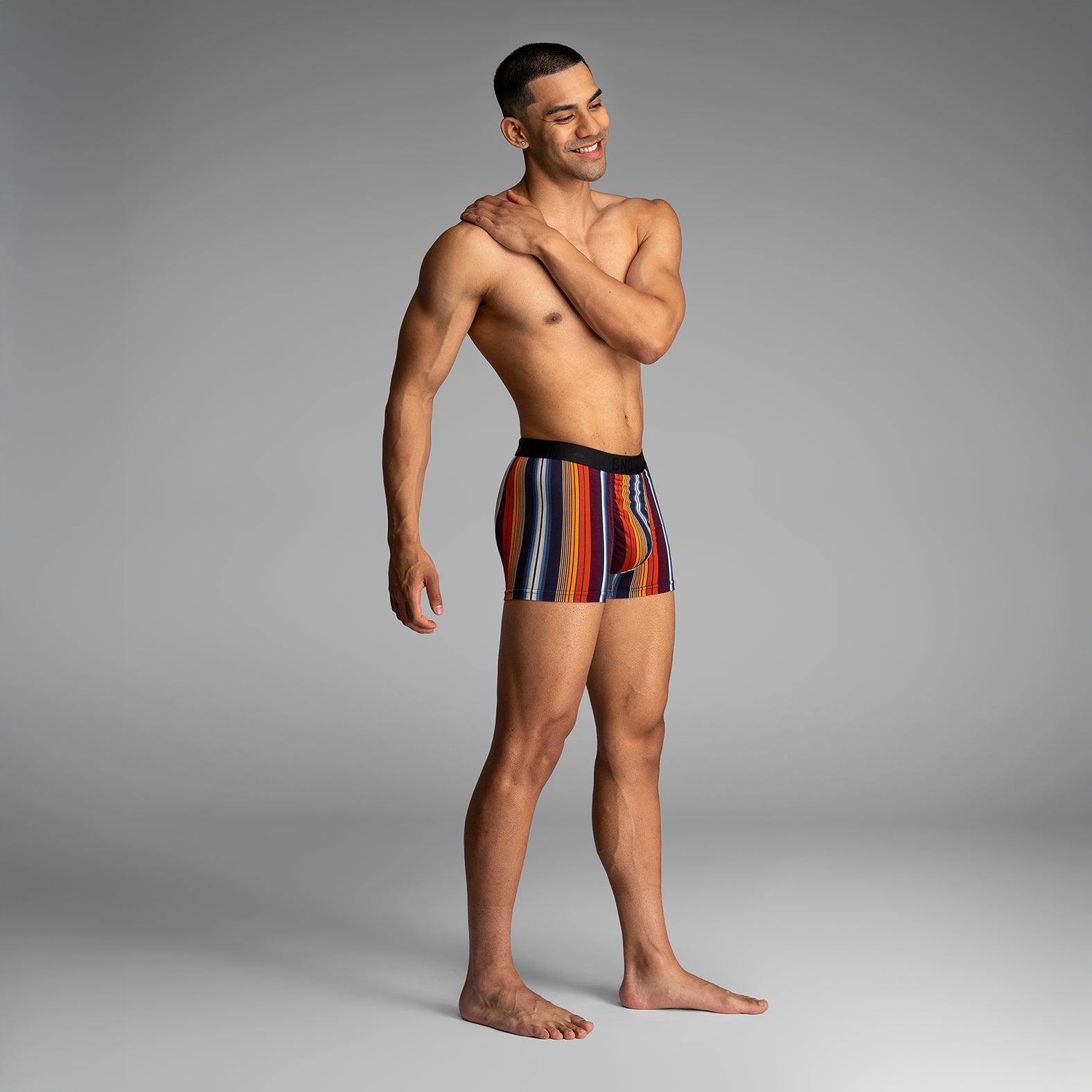 Classic Icon Trunk  Western Stripe Dark Navyfrom BN3TH Underwear
