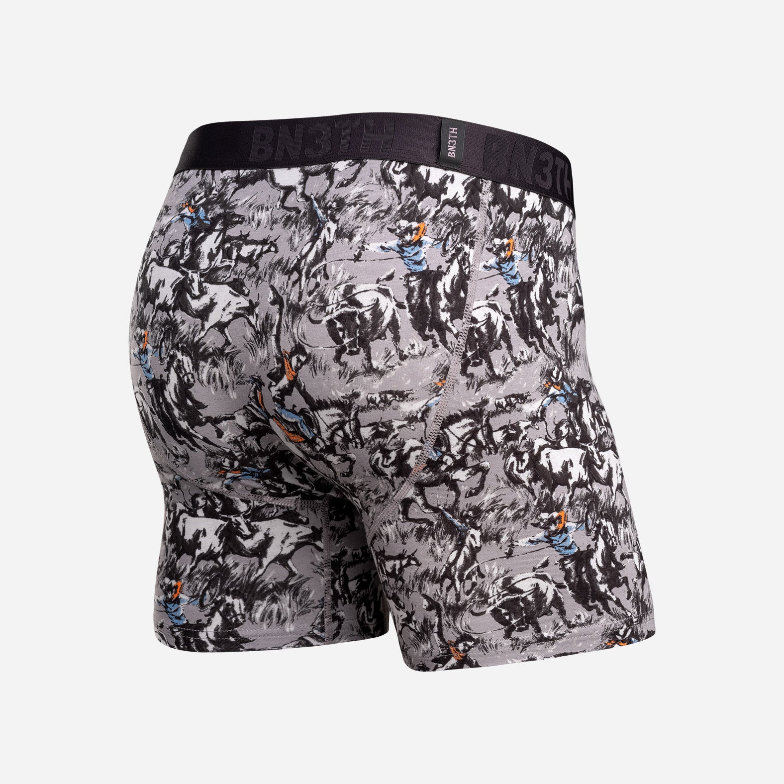 Essentials Boxer Brief: Prairie Dustup - Grey – BN3TH.ca