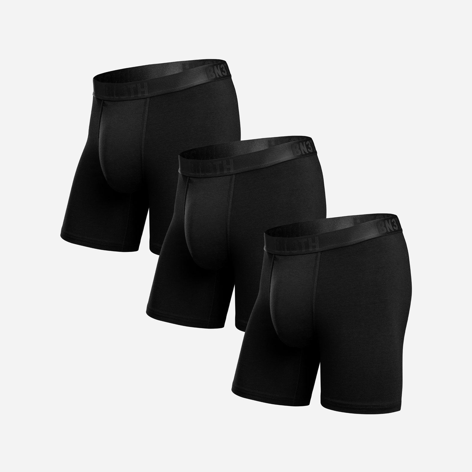 Essentials Boxer Brief: Black 3 Pack – BN3TH.ca