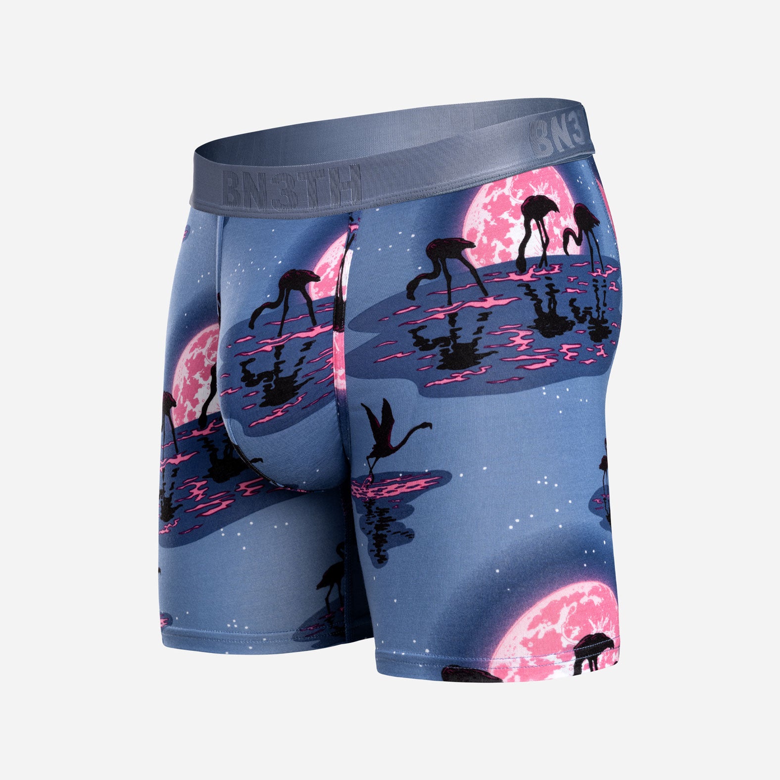Essentials Boxer Brief: Moonlight Flamingo - Pink from BN3TH Underwear