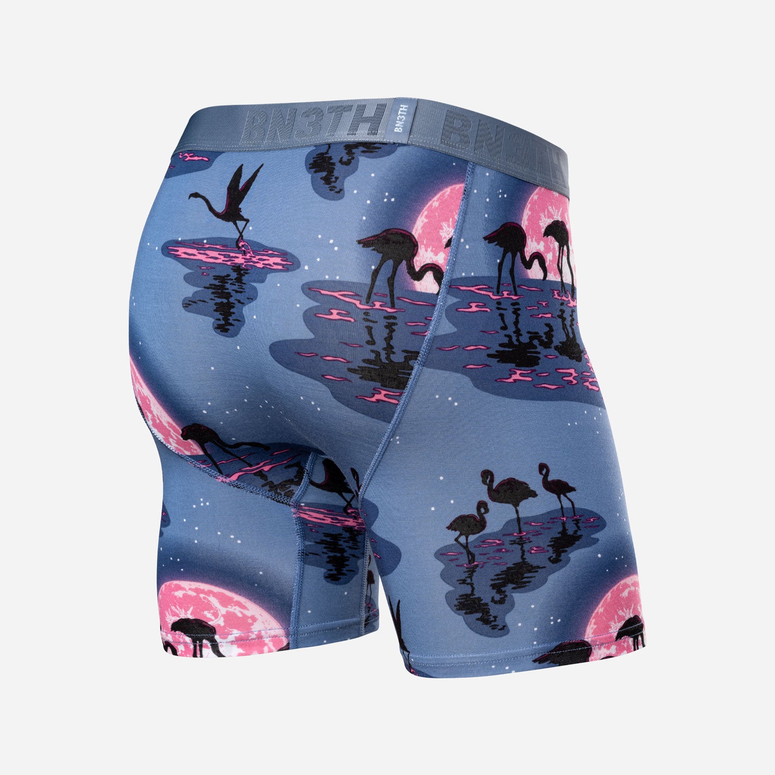 Essentials Boxer Brief: Moonlight Flamingo - Pink from BN3TH Underwear