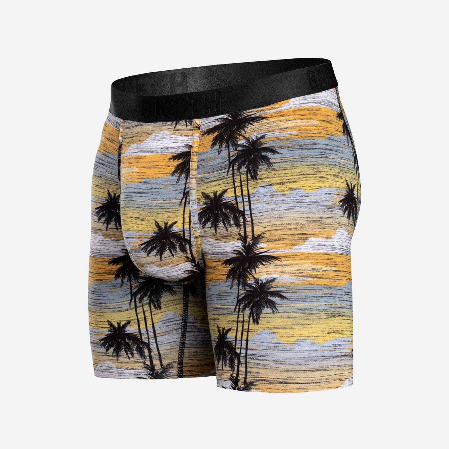 Essentials Boxer Brief: Palm Tree Horizon - Slate from BN3TH Underwear