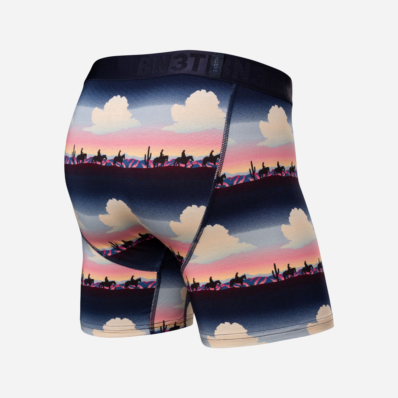 Essentials Boxer Brief: Cloudy Range - Pink from BN3TH Underwear