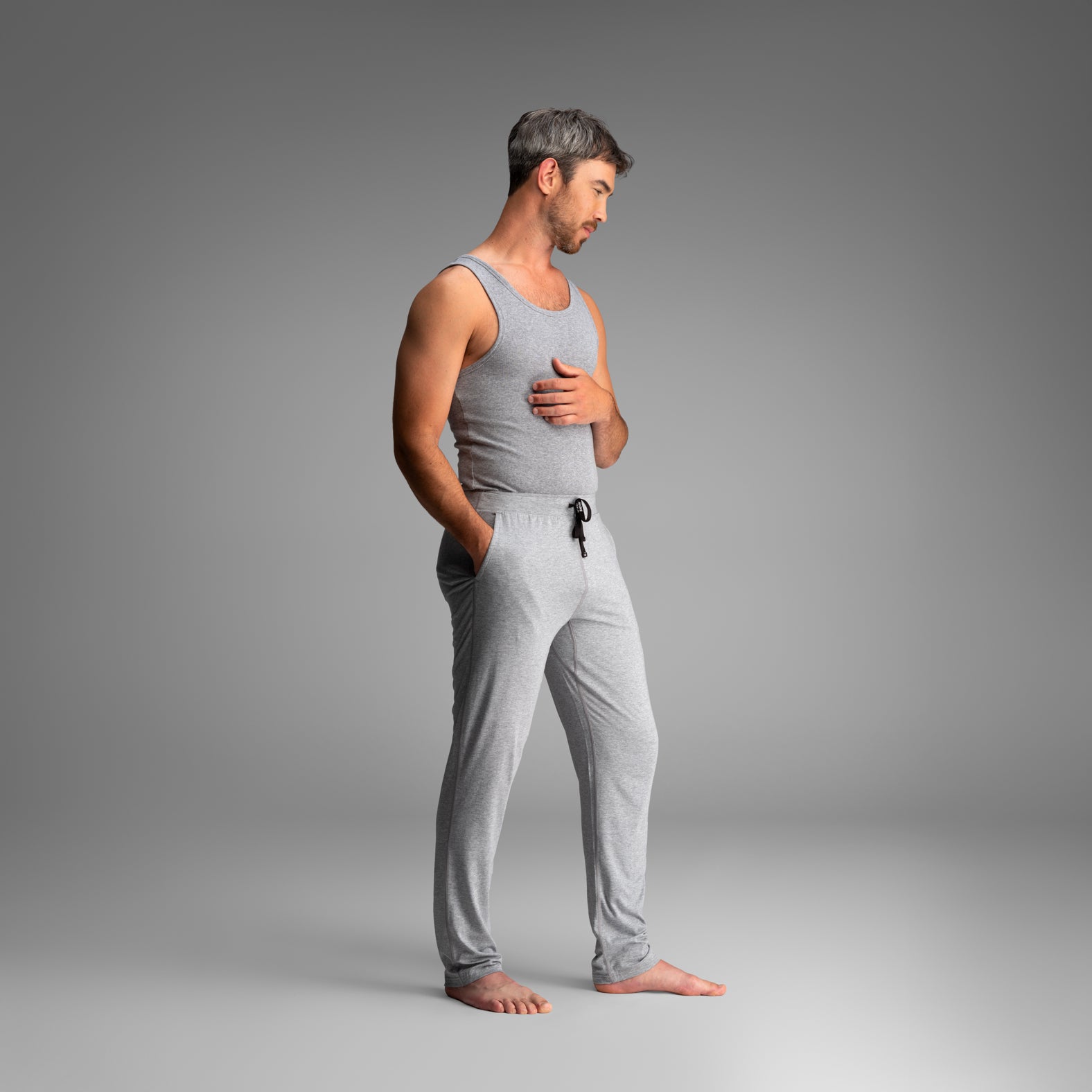 Essentials Lounge Pant:  Heather Grey from BN3TH Underwear