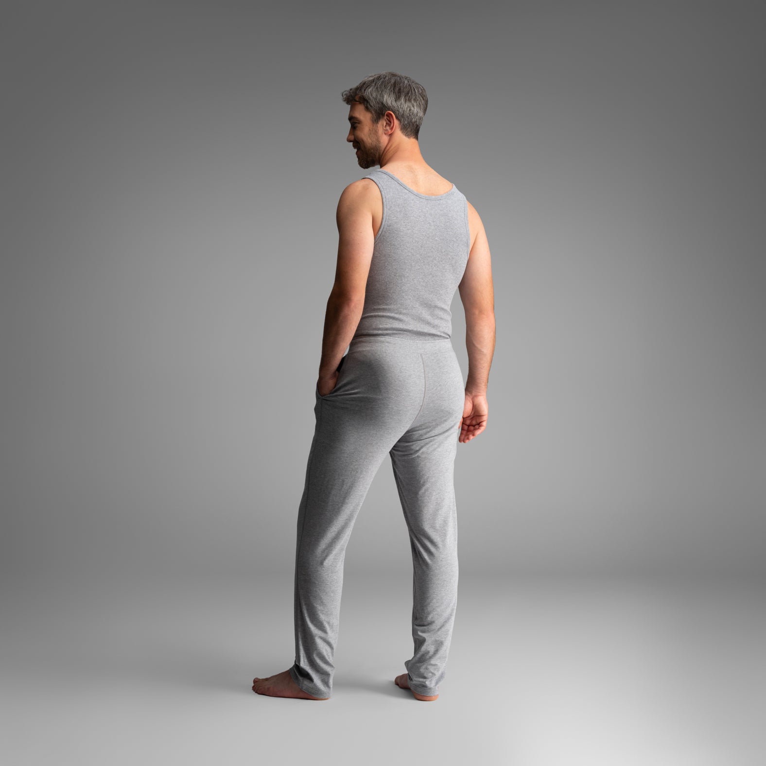 Essentials Lounge Pant:  Heather Grey from BN3TH Underwear