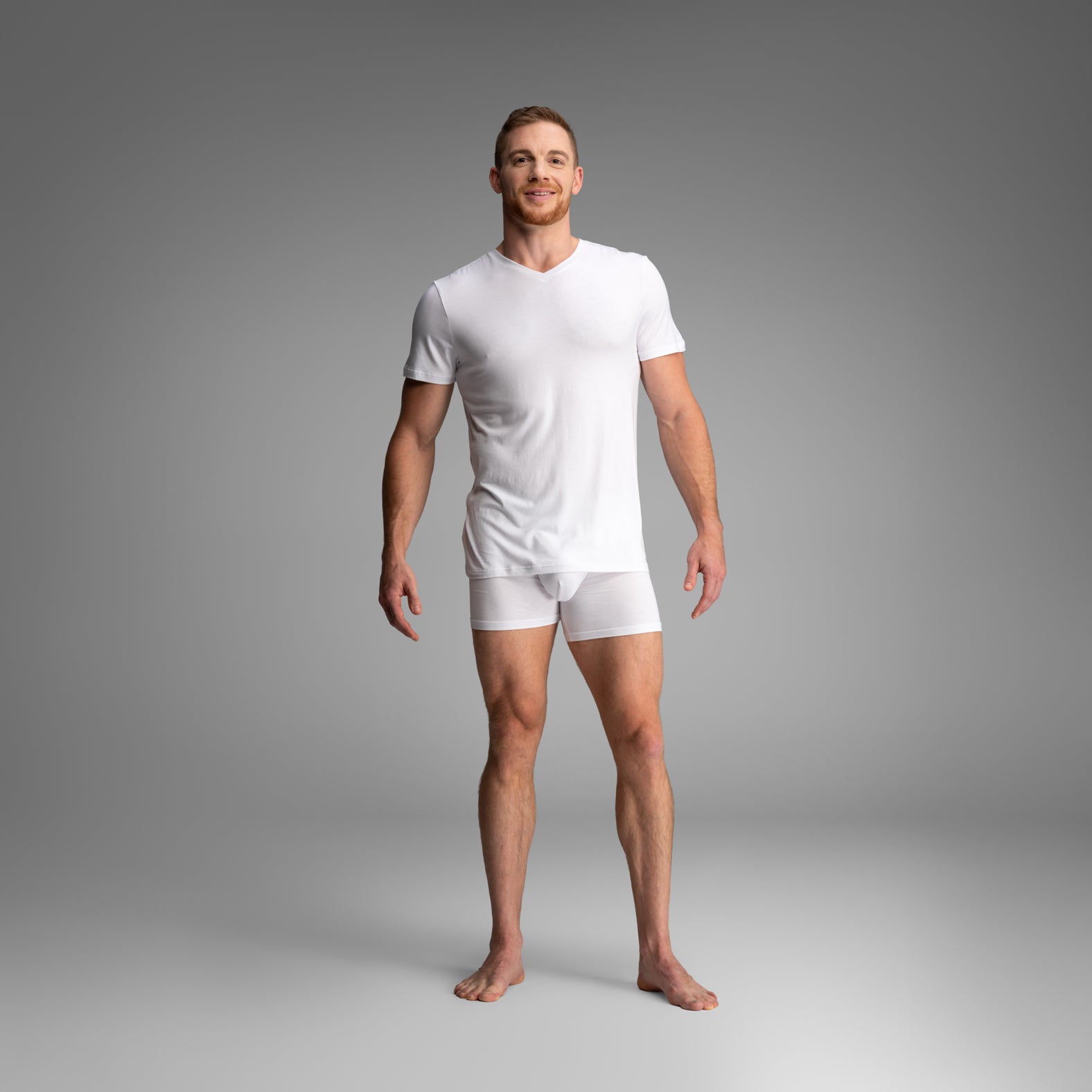 Essentials V T-Shirt : White 2 Pack from BN3TH Underwear