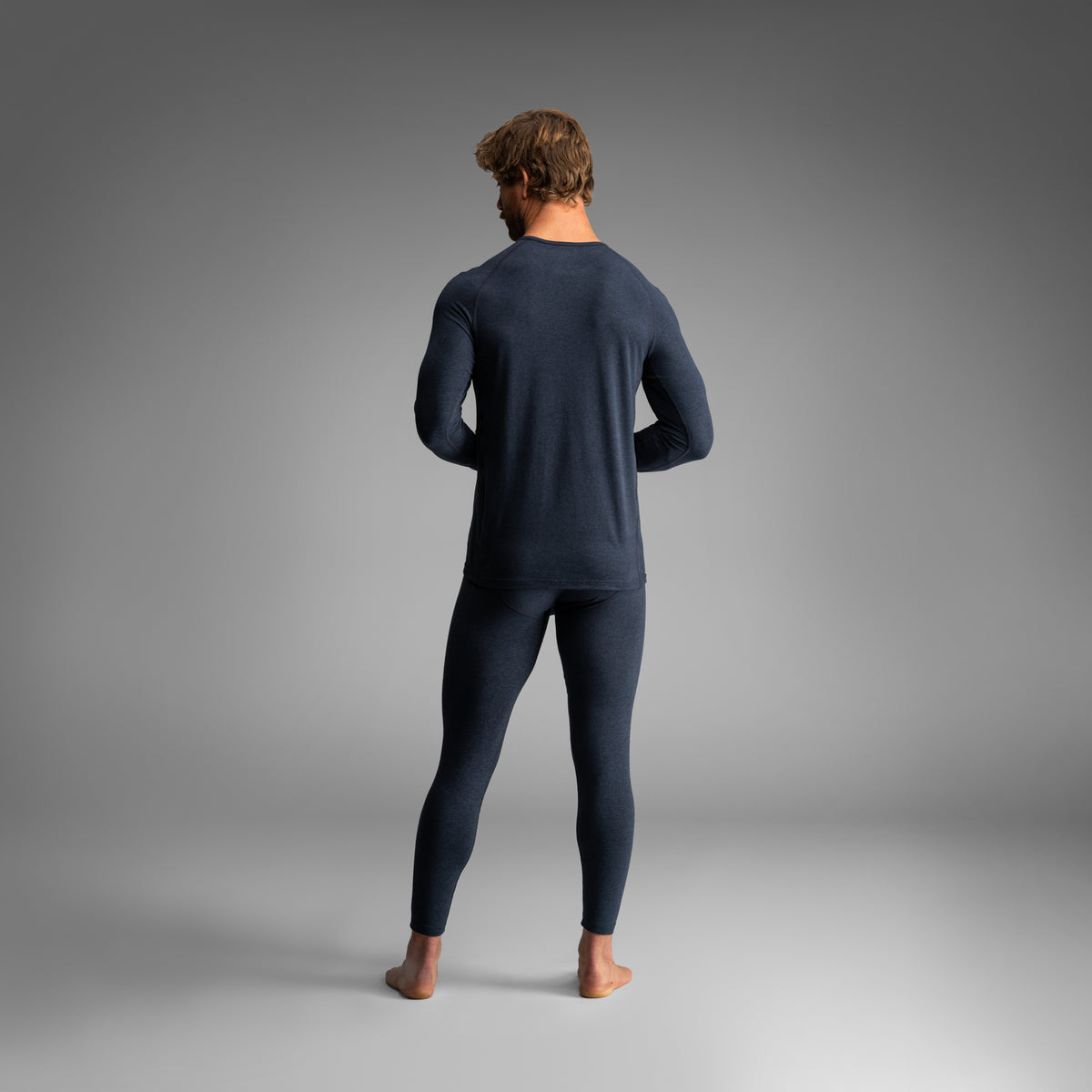Pro Flex Thermal Baselayer Top: Heather Navy from BN3TH Underwear