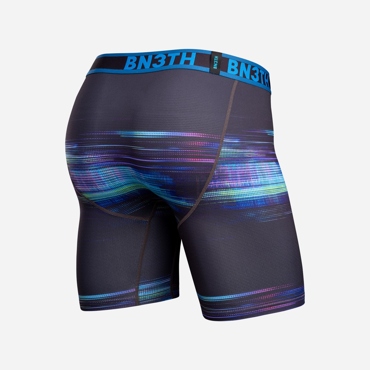 Pro Flex Max Boxer Brief: Pixel Matrix-Black | BN3TH Underwear