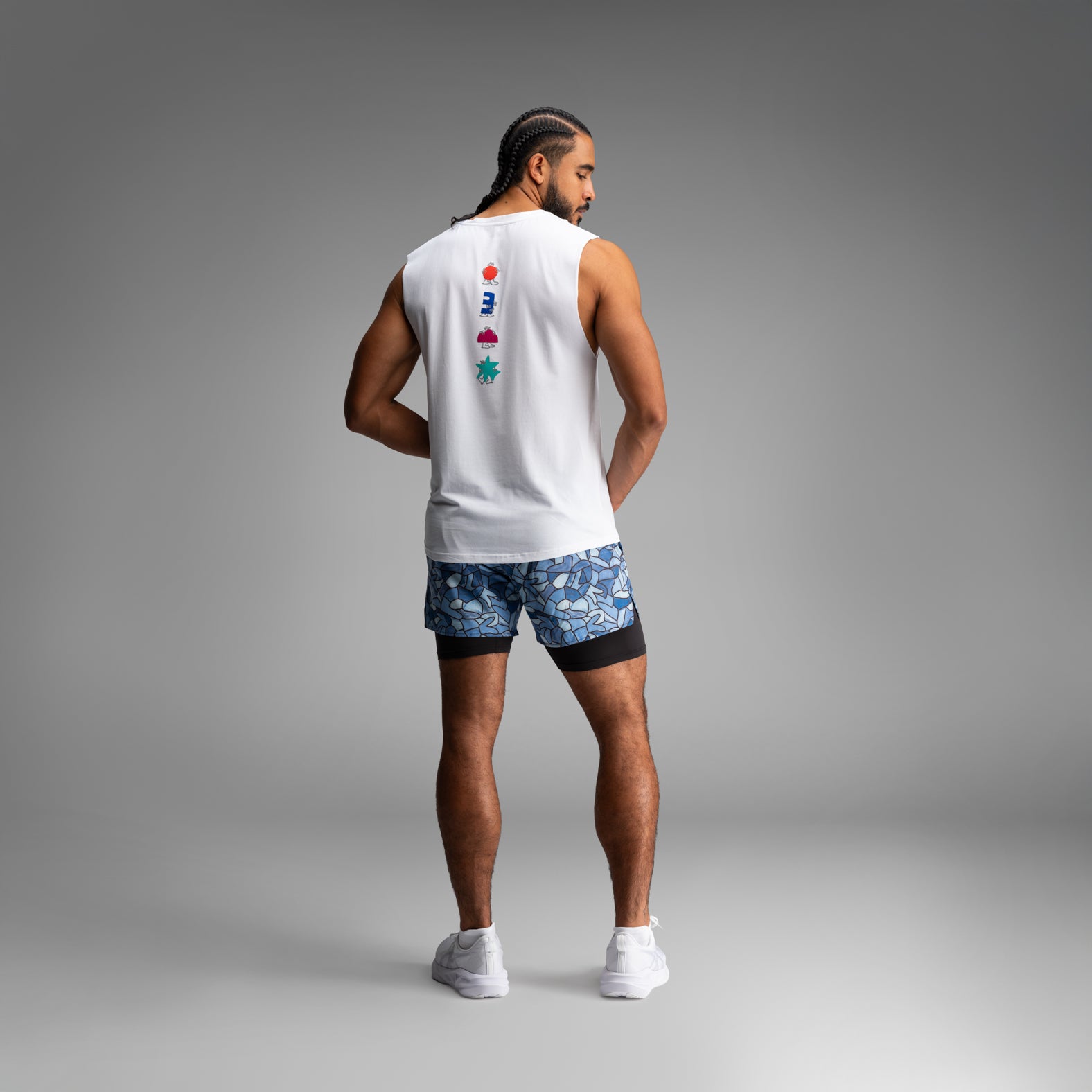 Cut-off Tank: Lucas Beaufort - Character White | BN3TH Underwear