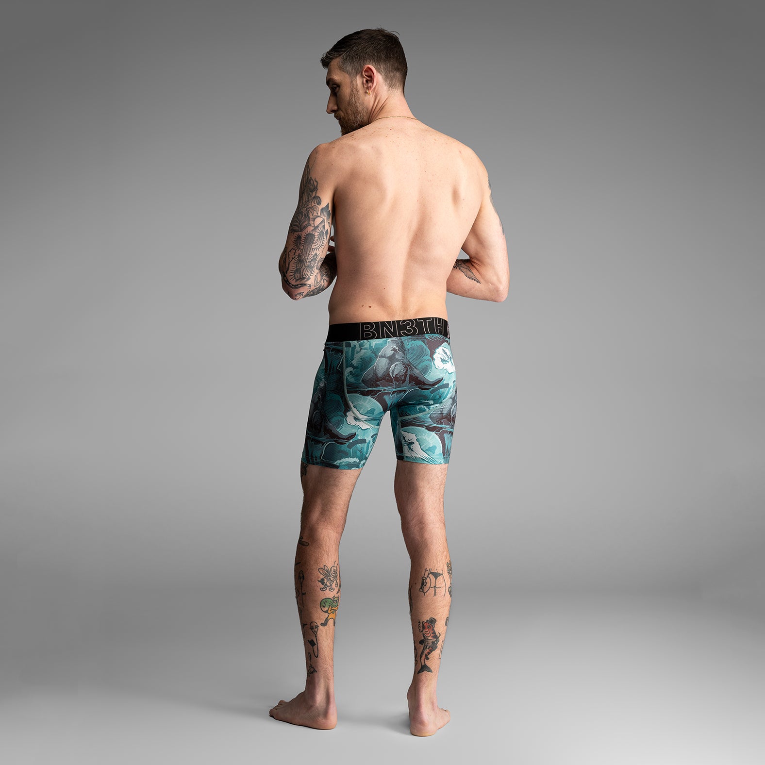 Agua X Boxer Brief  Godzilla Cantonfrom BN3TH Underwear