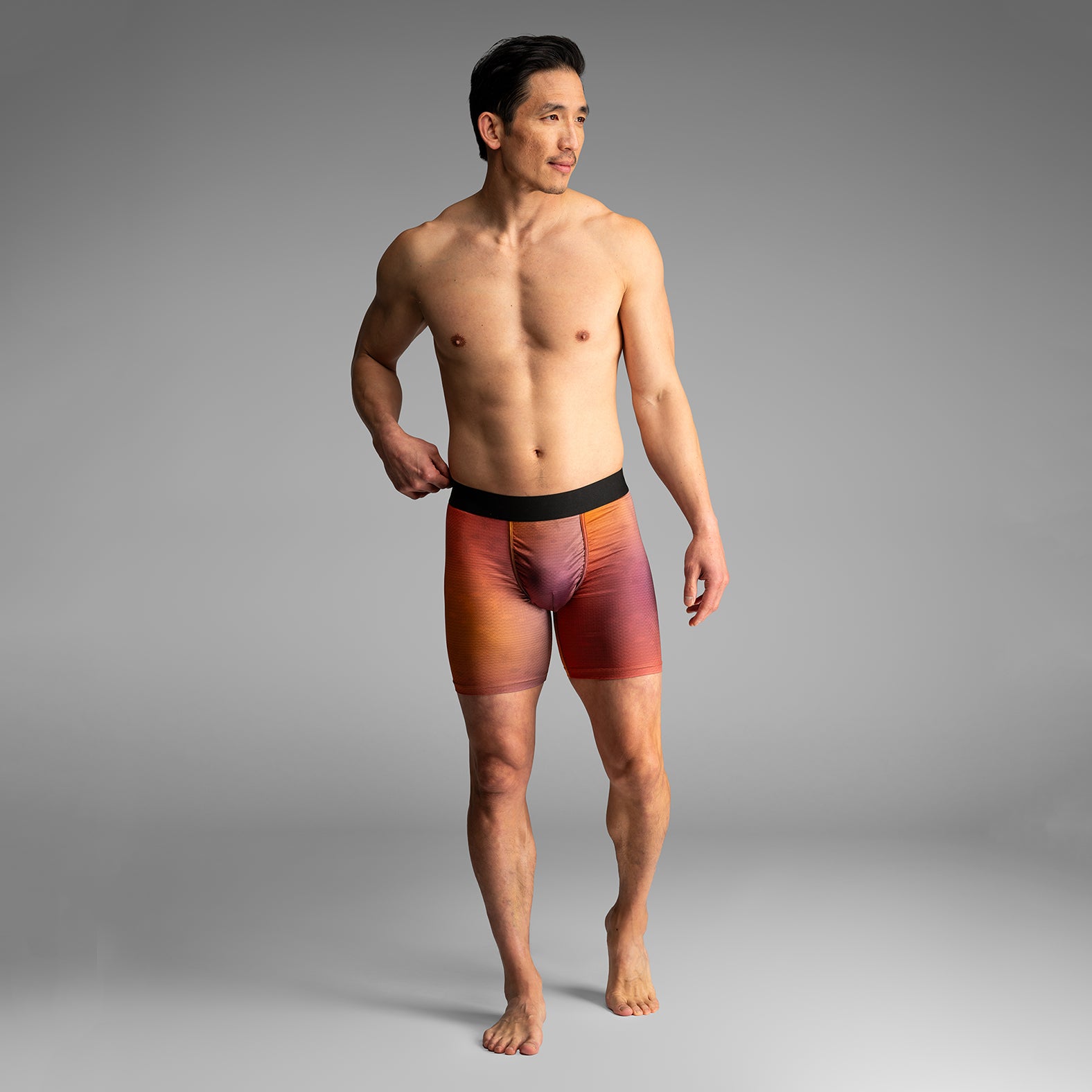 Agua X Boxer Brief  Ombre Palm Treefrom BN3TH Underwear