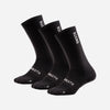 Pro Crew Sock Black 3 Pack Side