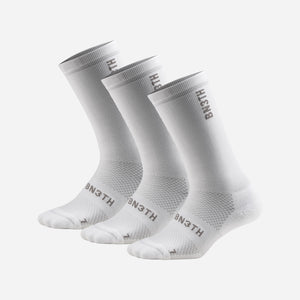 Pro Crew Sock White 3 Pack Side