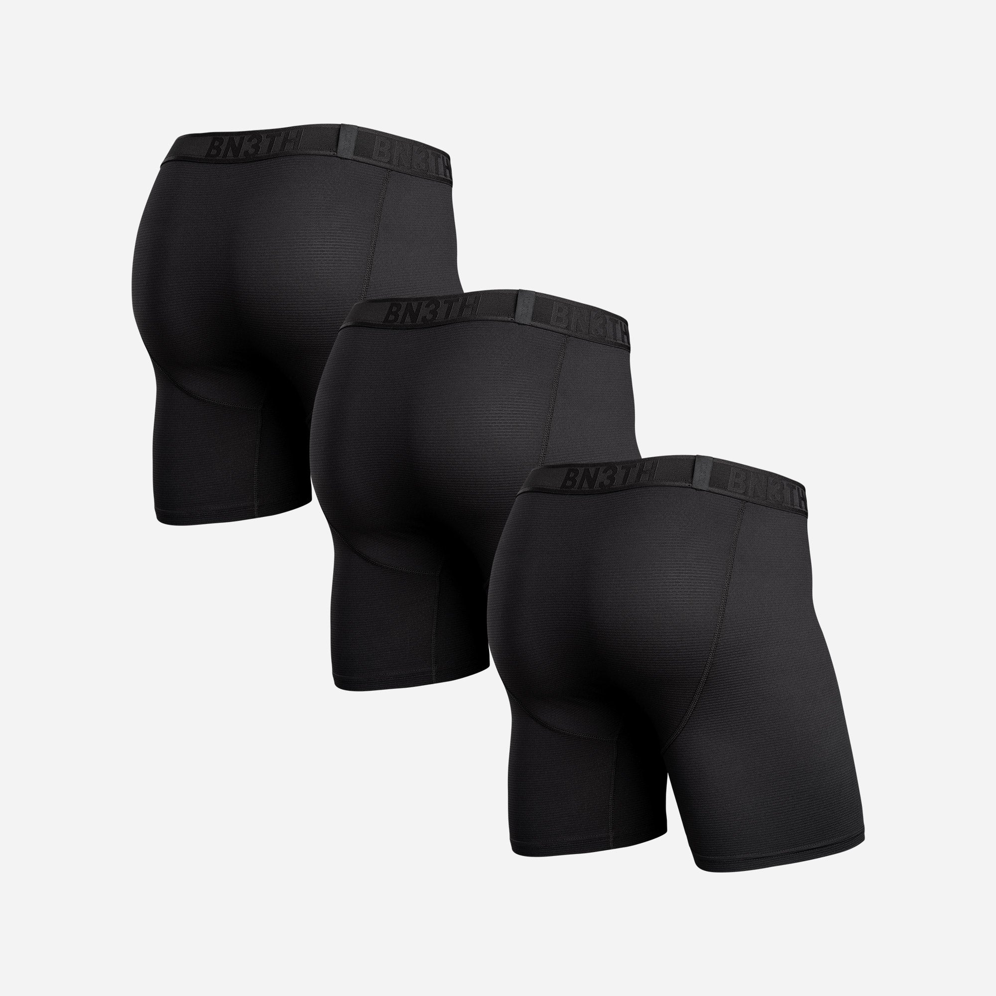 Classic Icon Boxer Brief: Black 3 Pack