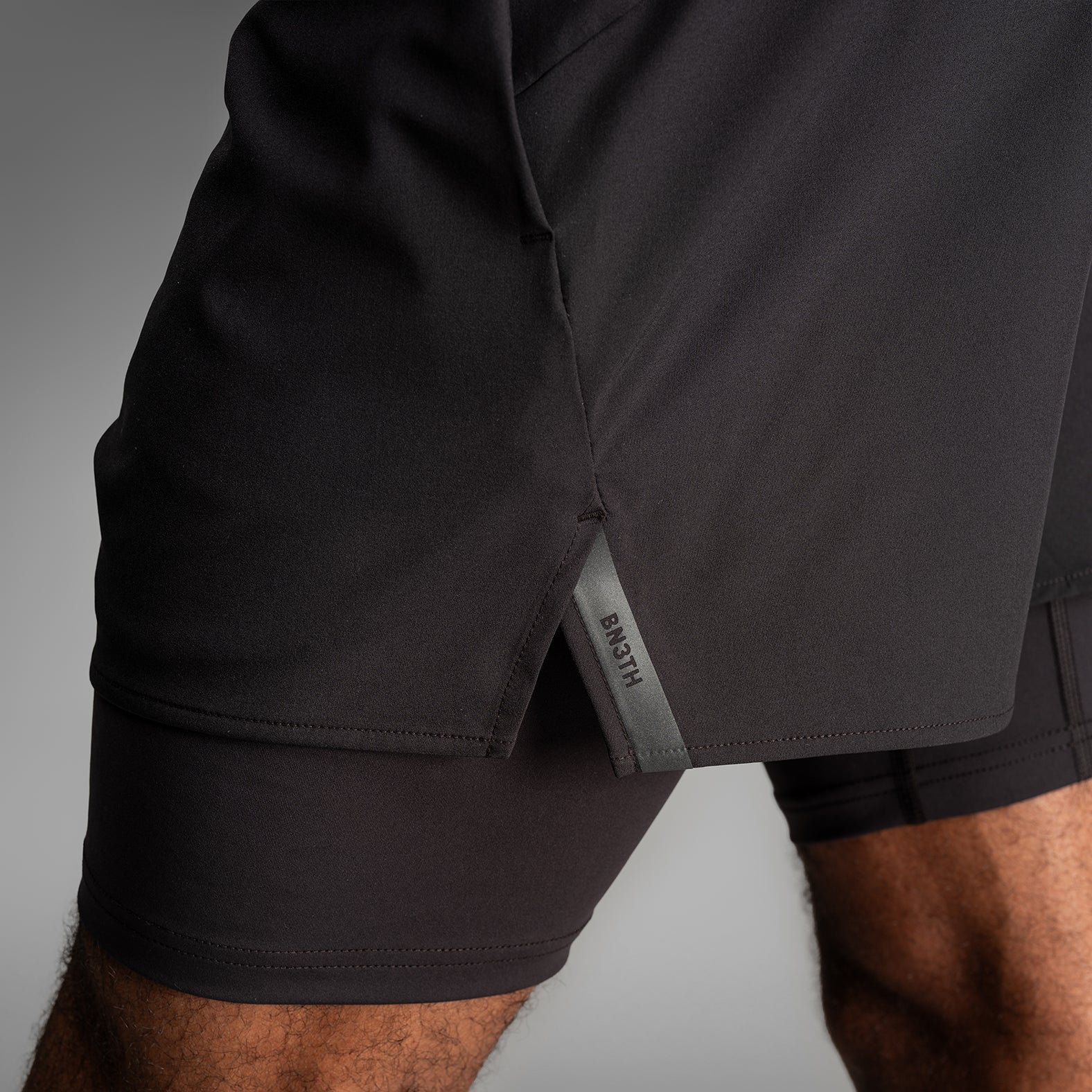 Session 2N1 Training Short 5": Black | BN3TH Underwear