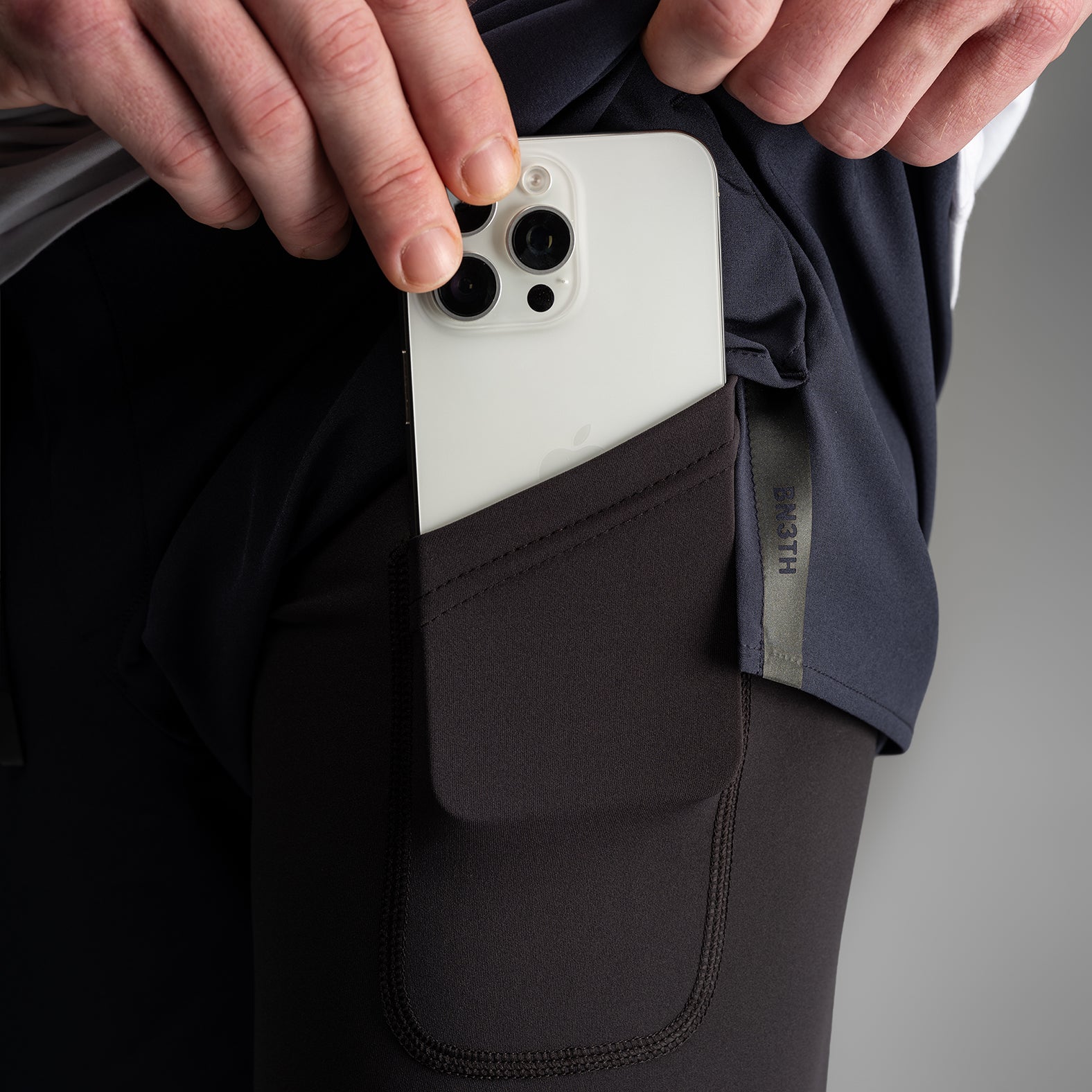 Session 2N1 Training Short 5": Shadow Grey | BN3TH Underwear