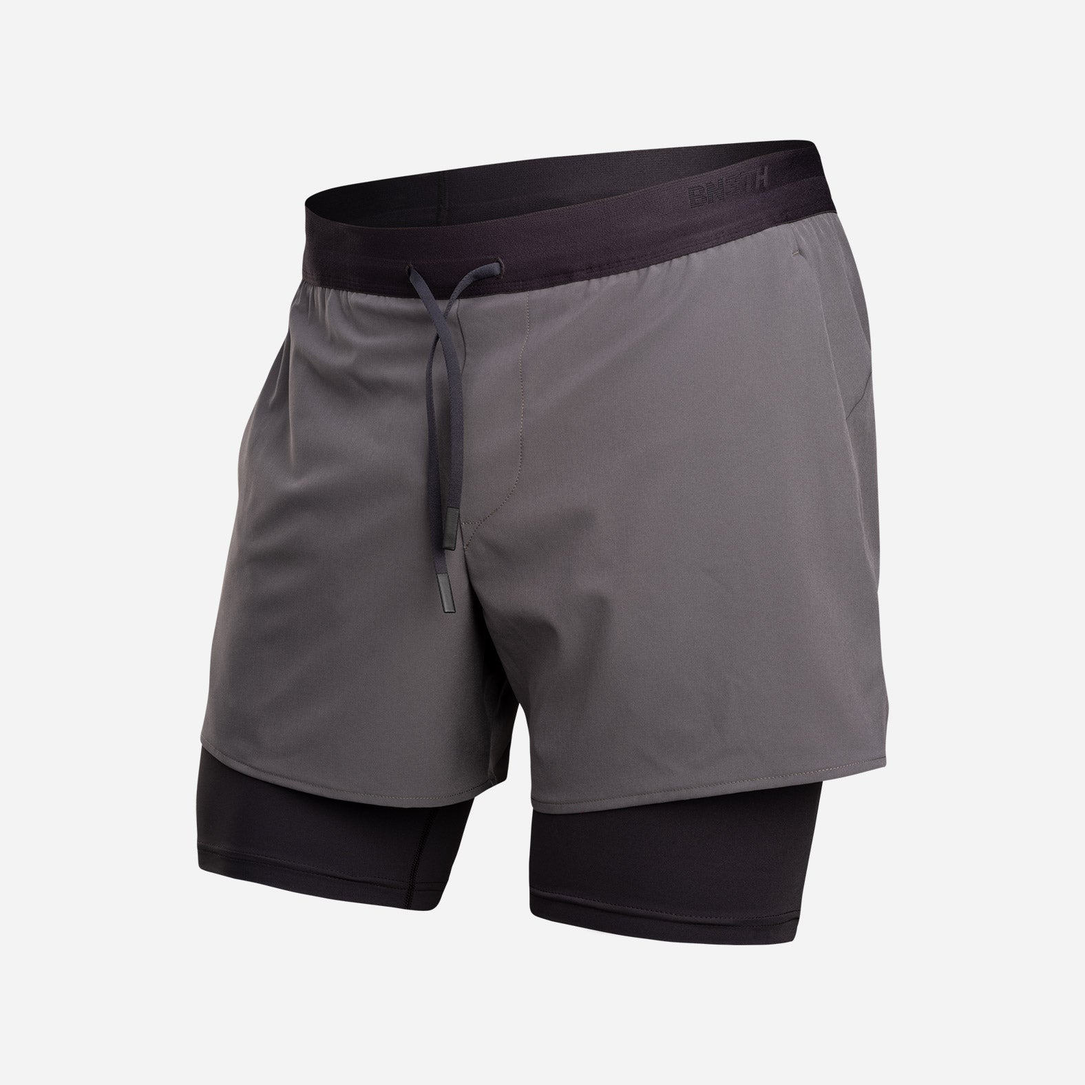 Session 2N1 Training Short 7": Shadow Grey | BN3TH Underwear