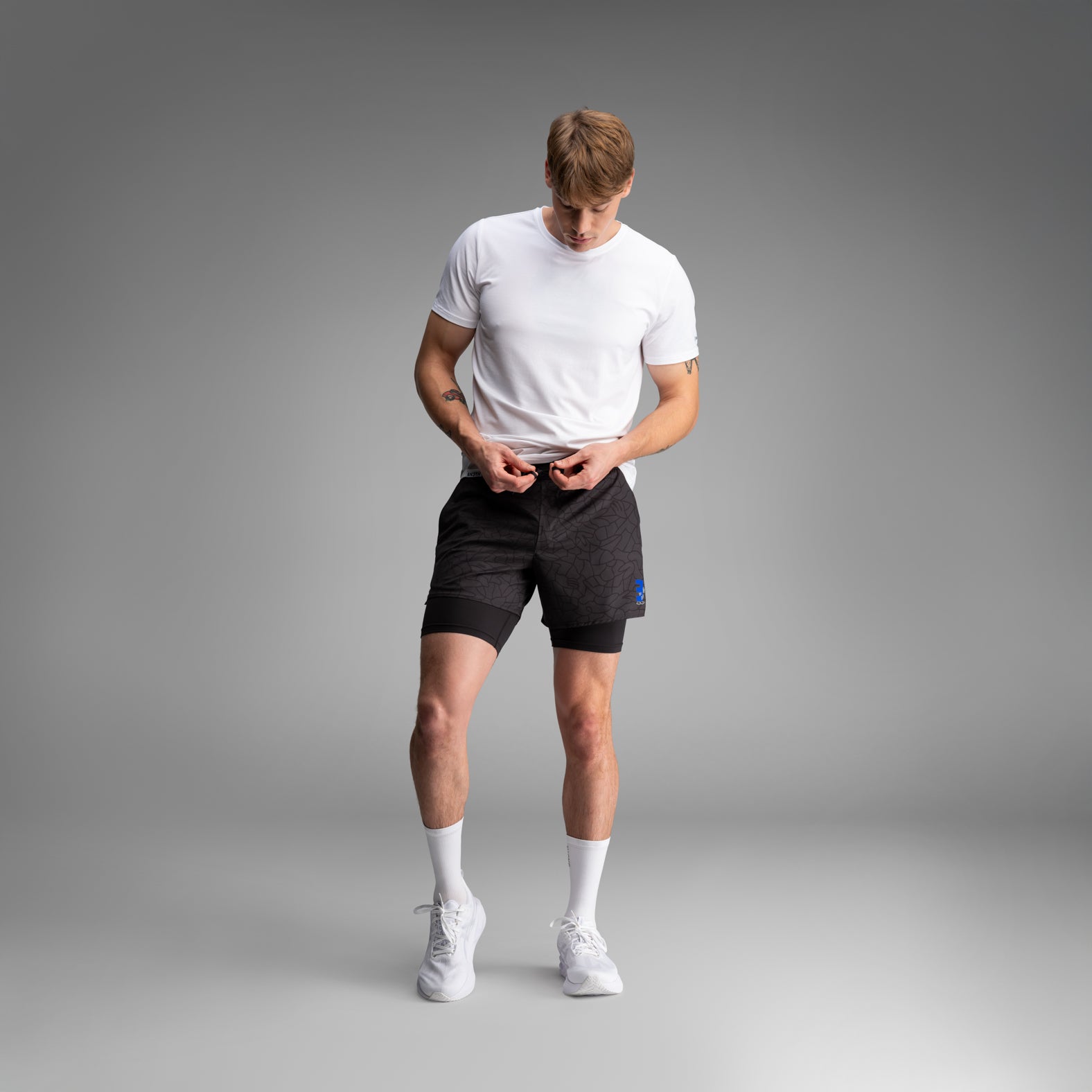 Session 2N1 Training Short 5":  Lucas Beaufort - Black | BN3TH Underwear