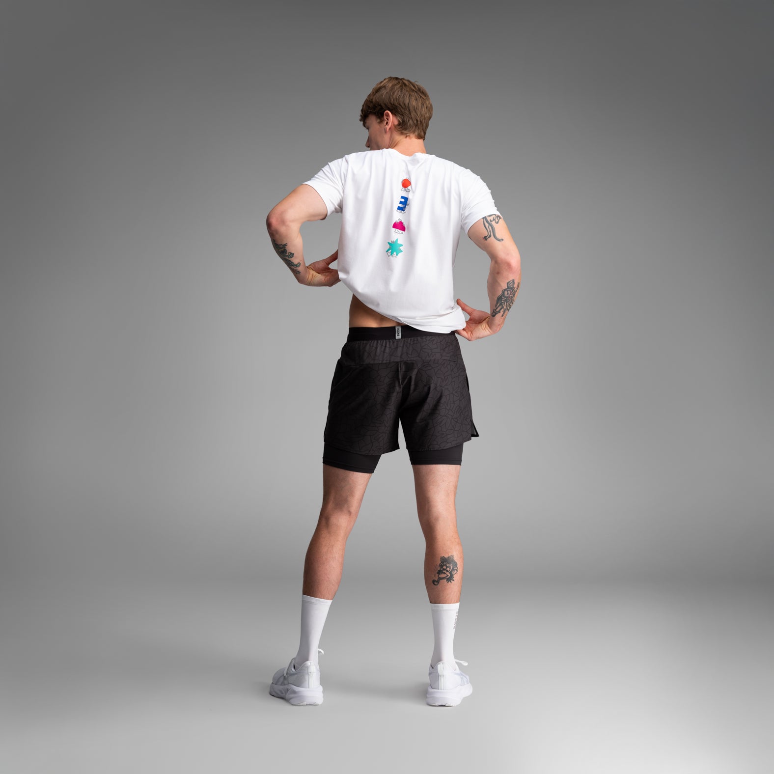 Session 2N1 Training Short 5":  Lucas Beaufort - Black | BN3TH Underwear