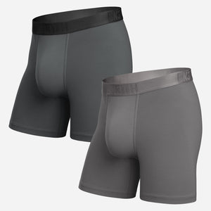 Classic Essentials Boxer Brief  Shadow/Grey Violet 2 Packfrom BN3TH Underwear