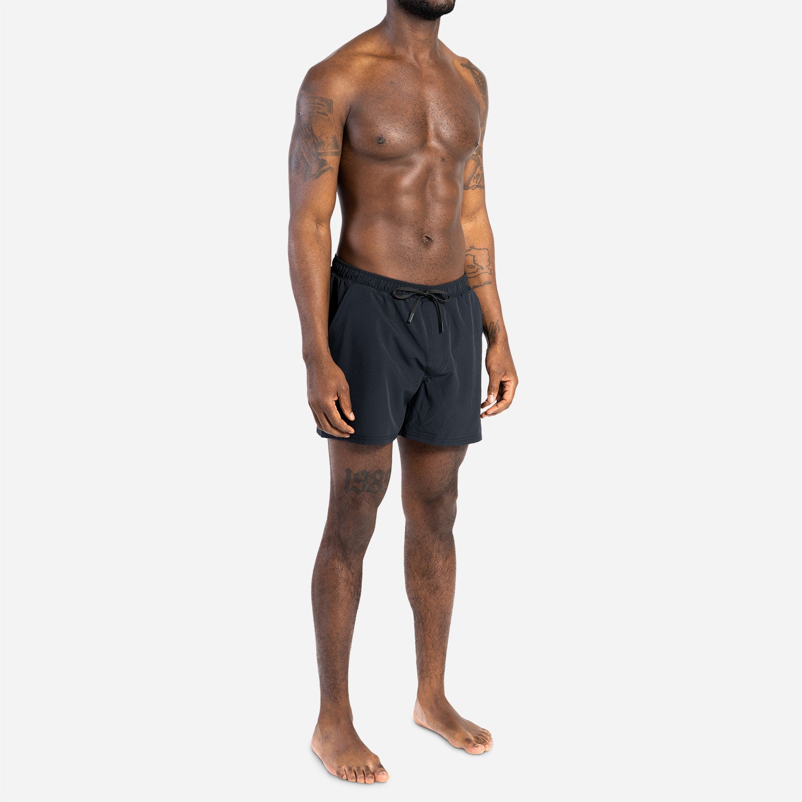 Agua Volley X 2N1 Swim Short 5”: Black