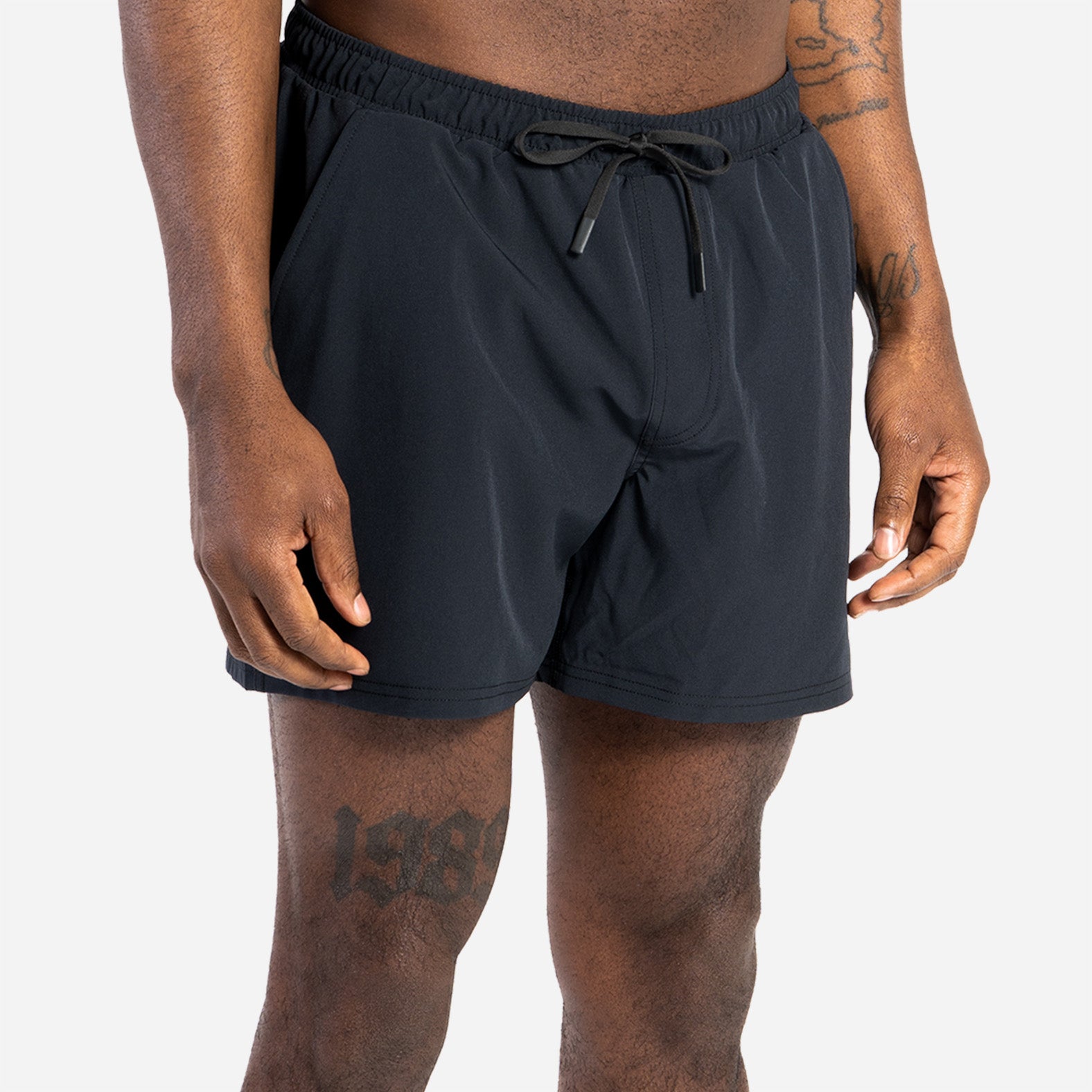 Agua Volley X 2N1 Swim Short 5”: Black