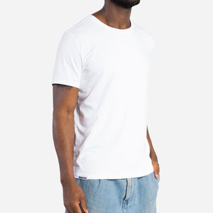 CREW TEE: WHITE