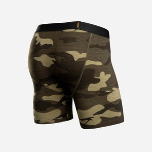 MERINO BOXER BRIEF: SPRUCE GREEN CAMO