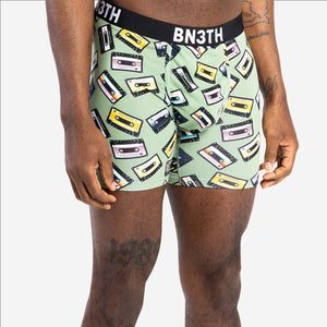 OUTSET BOXER BRIEF: CASSETTE MADNESS CEDAR