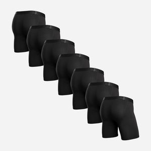 Classic Icon Boxer Brief: Black 7 Pack