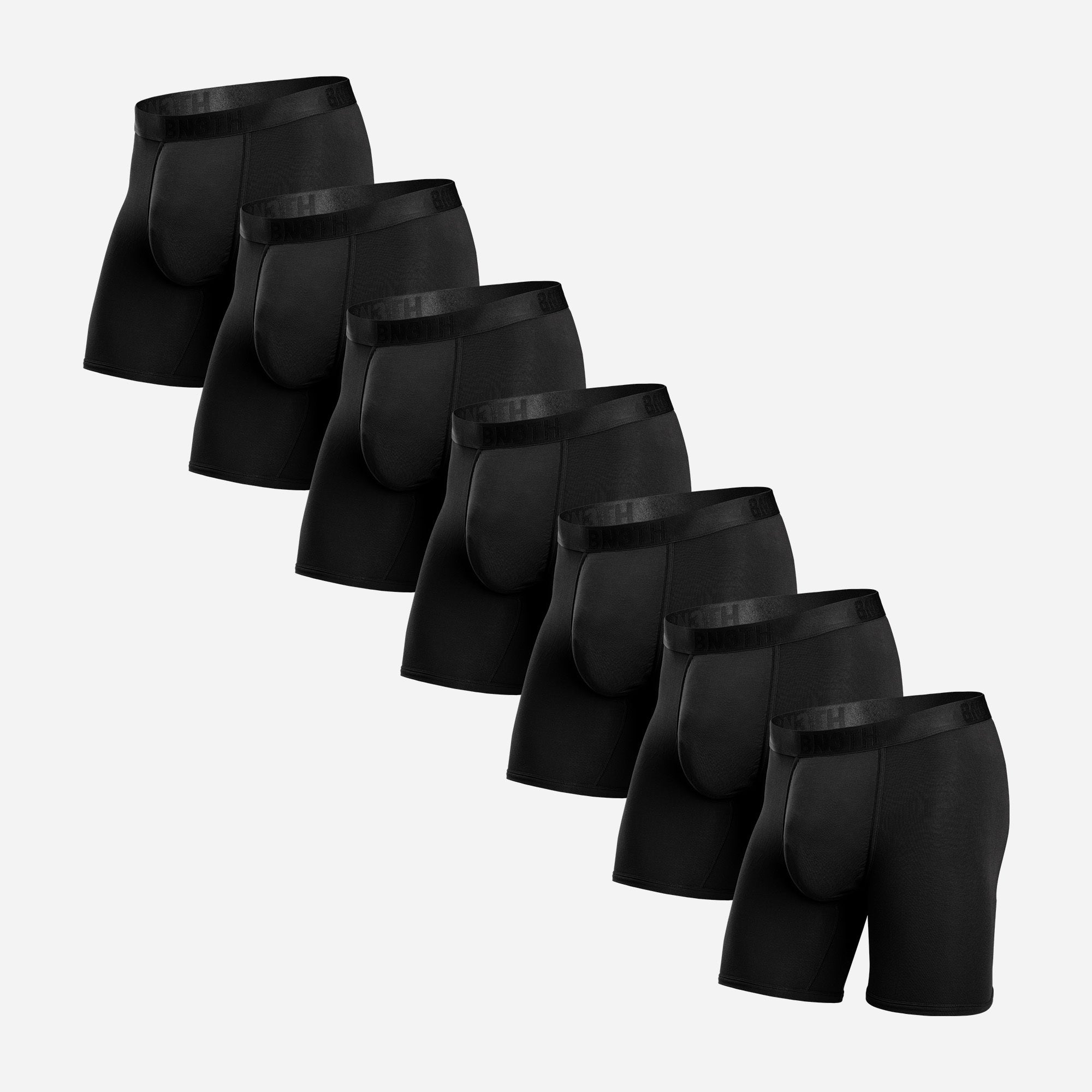 Classic Icon Boxer Brief: Black 7 Pack