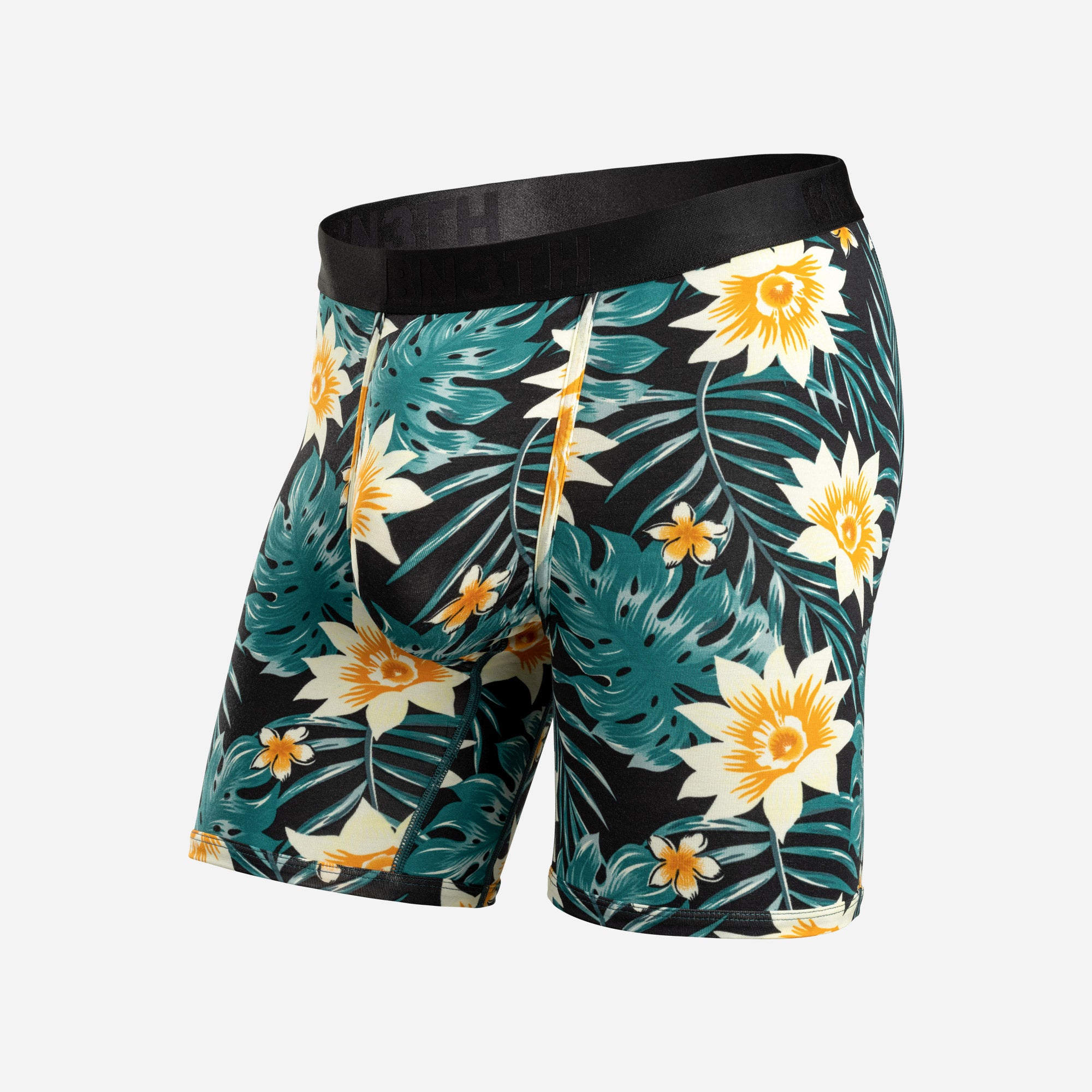 Classic Icon Boxer Brief  Tropical Floral Blackfrom BN3TH Underwear