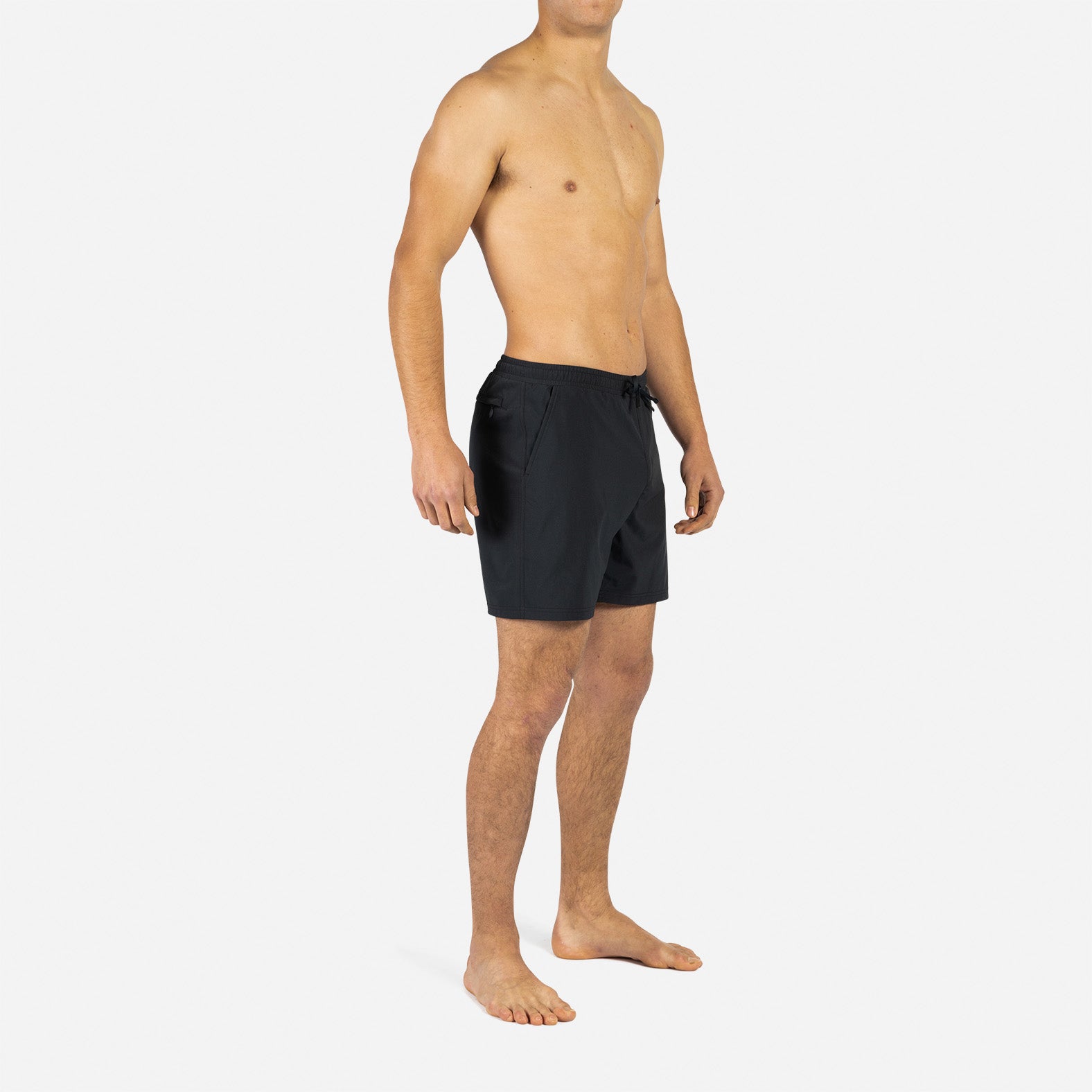 AGUA VOLLEY 2N1 SWIM SHORT 7": BLACK