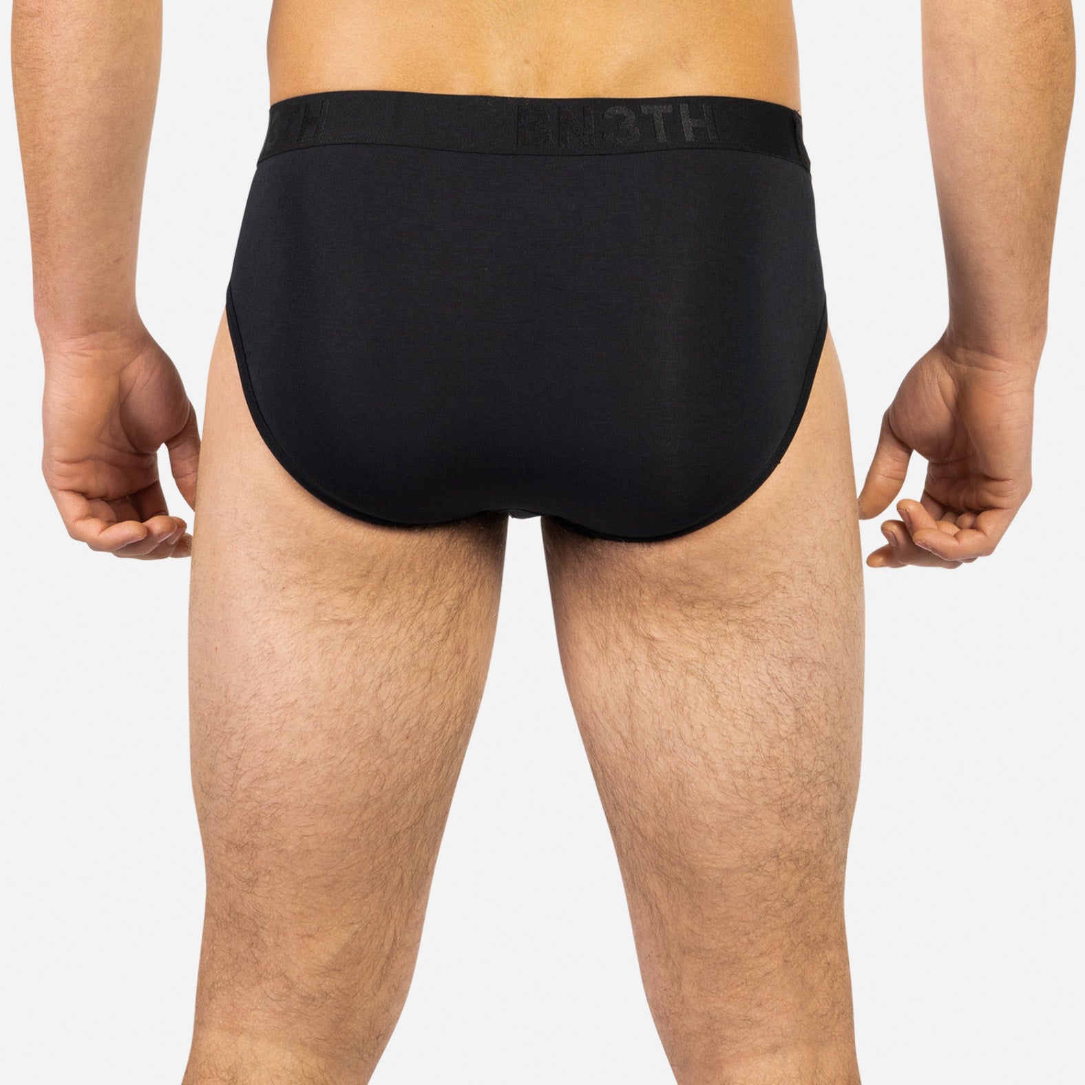 CLASSIC BRIEF WITH FLY: BLACK