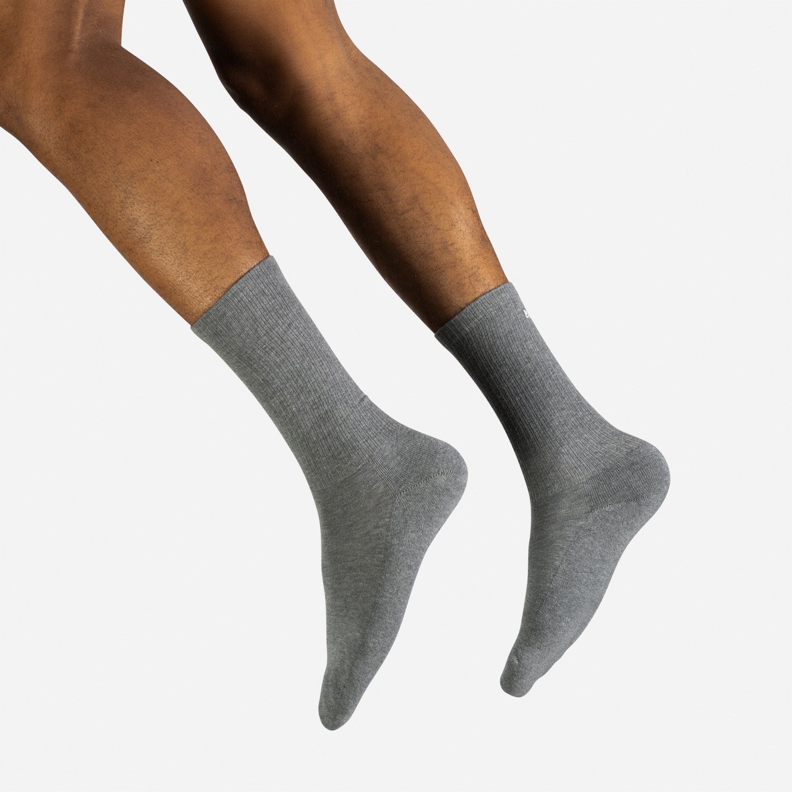 Classic Crew Sock: Heather Grey