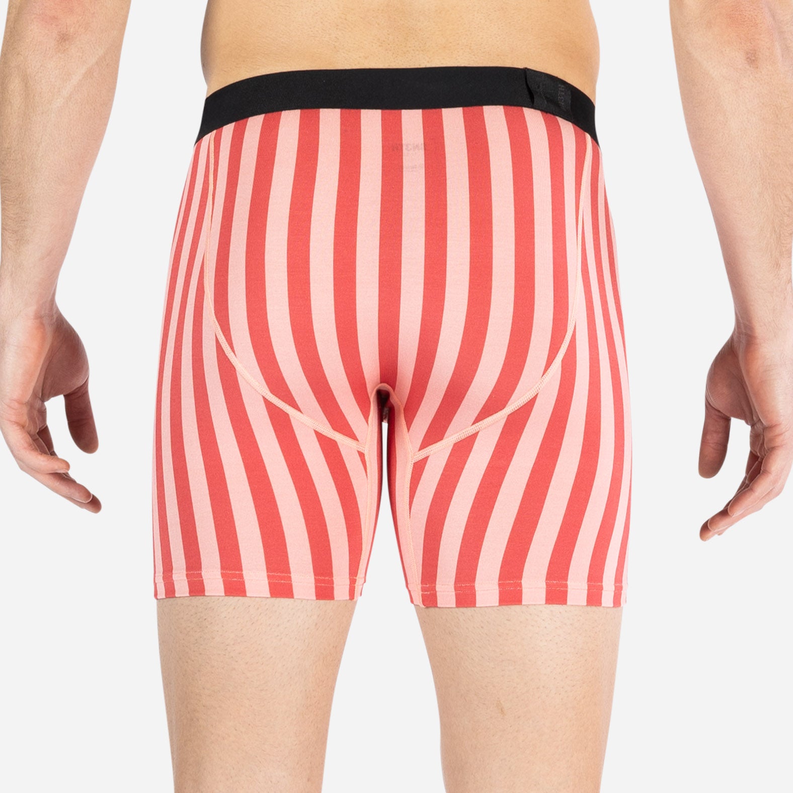 Classic Icon Boxer Brief: OTR Pink & Red Stripe