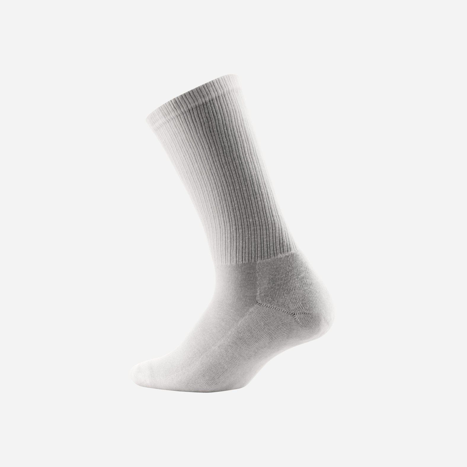 Classic Crew Sock: White