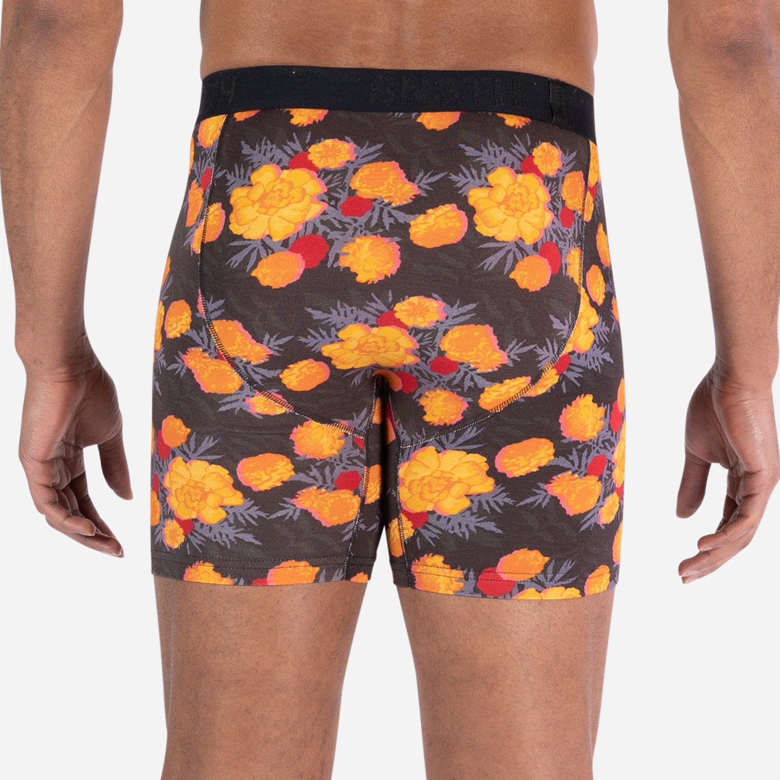 CLASSIC ICON BOXER BRIEF: MARIGOLD BLACK
