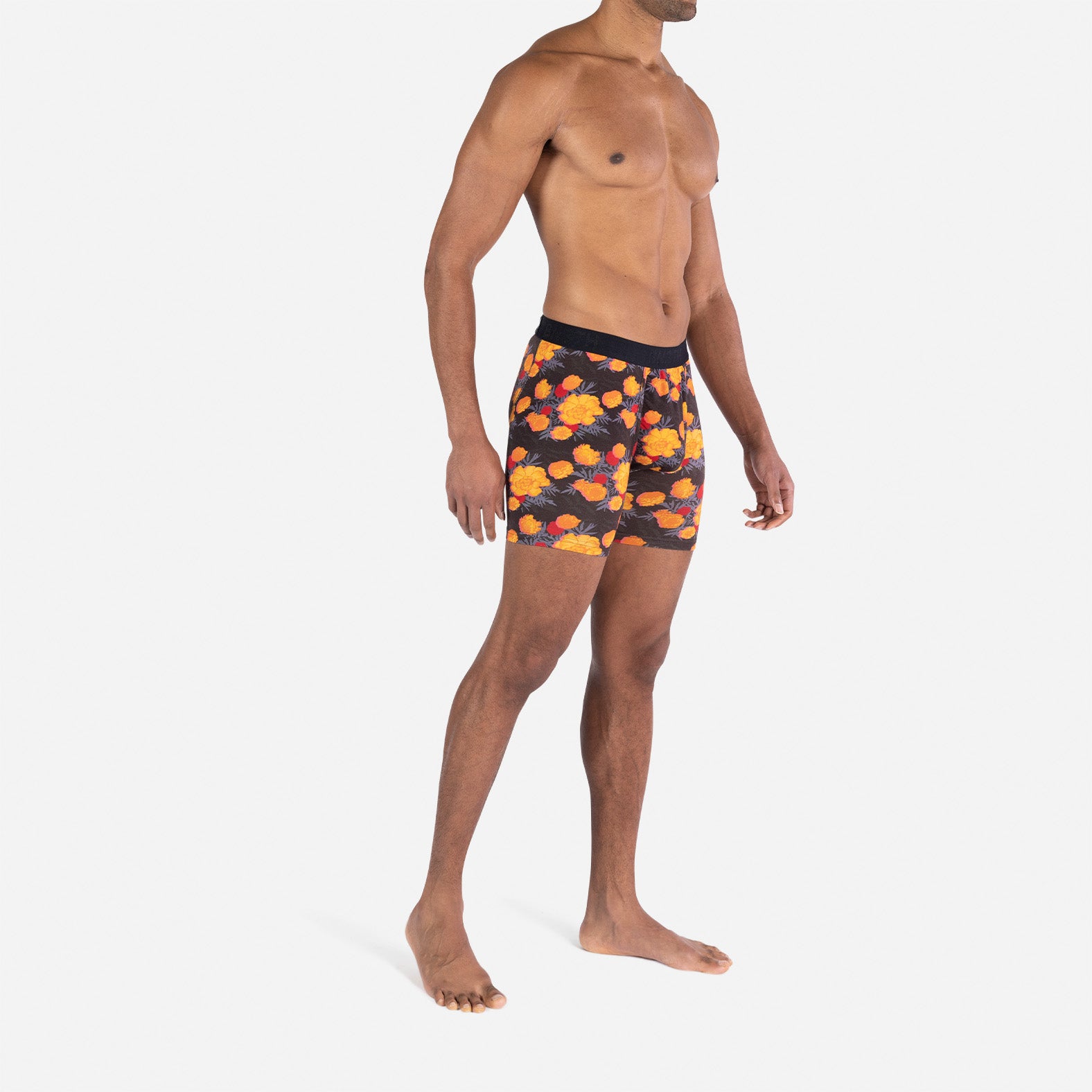 CLASSIC ICON BOXER BRIEF: MARIGOLD BLACK