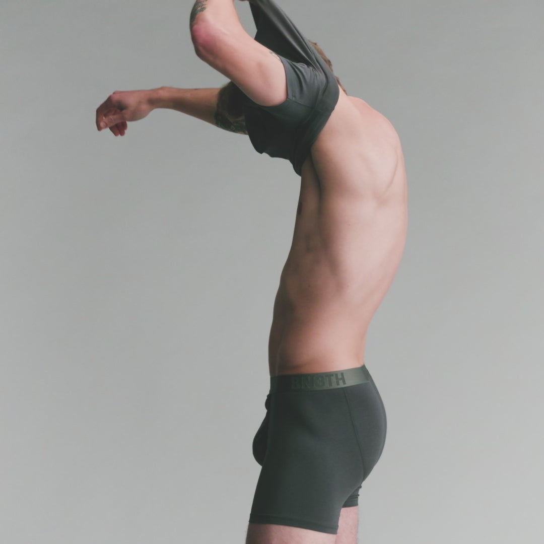 Essentials Crew T-Shirt Smoke Green from | BN3TH Underwear