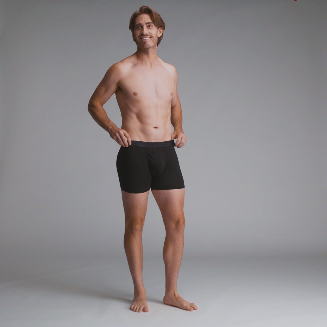 Classic Essentials Boxer Brief  Black 2 Packfrom BN3TH Underwear