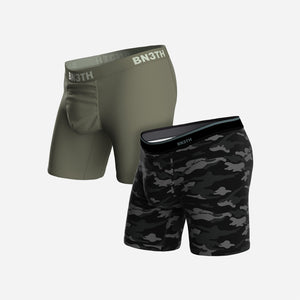 CLASSIC BOXER BRIEF: PINE/COVERT CAMO 2 PACK