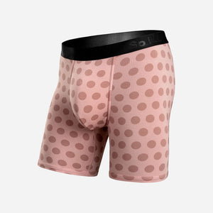 CLASSIC BOXER BRIEF: POLKA DOT DIRTY PINK